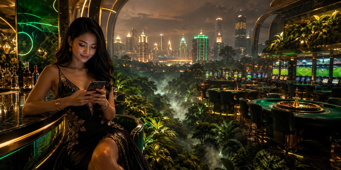 Pemain Selangor bermain jackpot 1906r melalui telefon Android dengan sambungan data biasa